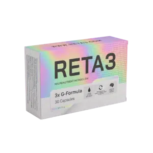 Reta3 kosttilskud, kapsler, pakke med 30 kapsler